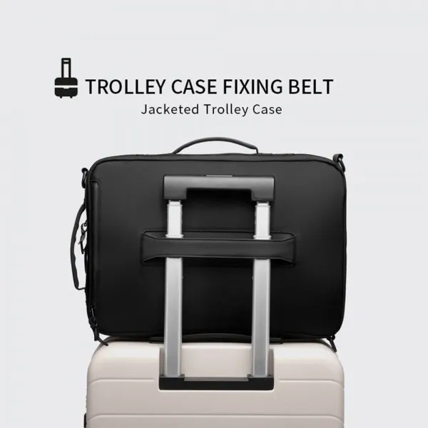 Ozuko  Τσάντα Πλάτης για Laptop 15.6" 9.9L Αδιάβροχη 9490S Μαύρο