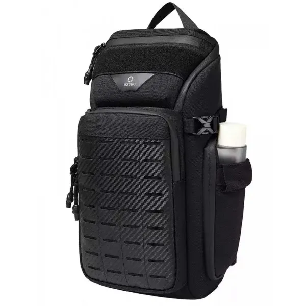 Ozuko ανδρικό σακίδιο crossbody 9680 Μαύρο