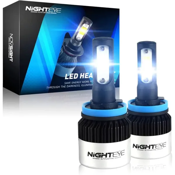 Nighteye Car & Motorcycle Lamps H11 LED 6500K Cold White 9-32V 36W 2pcs
