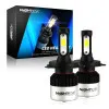 Nighteye A315-S2 LED Headlights DC 9V-32V Pair 6500K Cool White 9000LM / LED Headlights IP68 Waterproof High Low Beam - H7