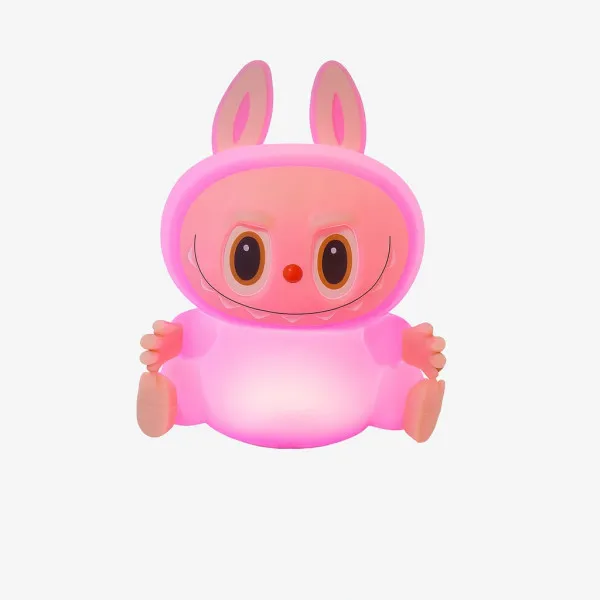 Παιδικό Φωτιστικό Νυκτός Labubu LED Πολύχρωμο με Αισθητήρα Αφής & Χρονοδιακόπτη – Μωβ