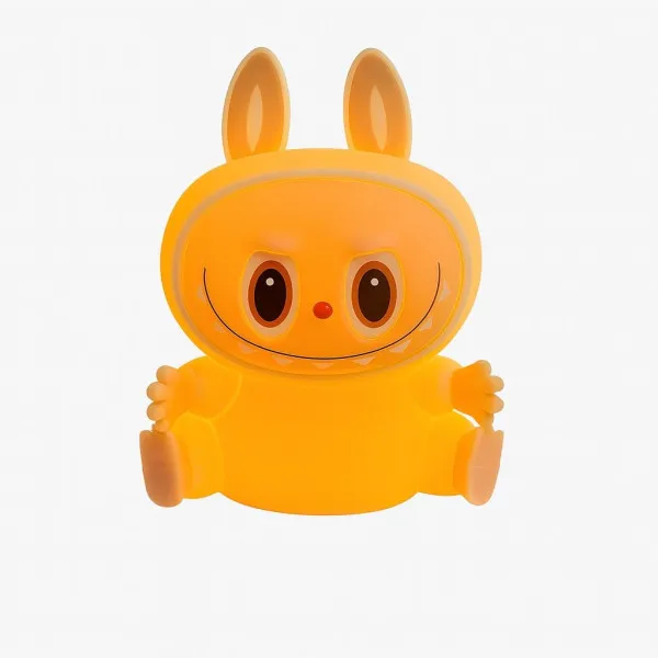 Παιδικό Φωτιστικό Νυκτός Labubu LED Πολύχρωμο με Αισθητήρα Αφής & Χρονοδιακόπτη – Μπεζ