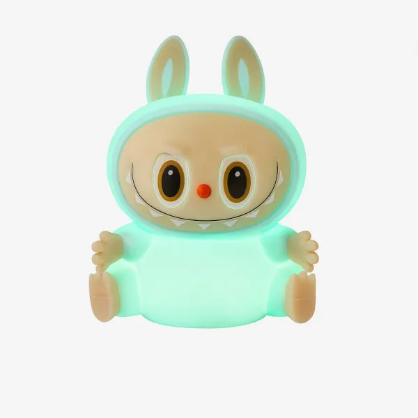 Παιδικό Φωτιστικό Νυκτός Labubu LED Πολύχρωμο με Αισθητήρα Αφής & Χρονοδιακόπτη – Μπλε