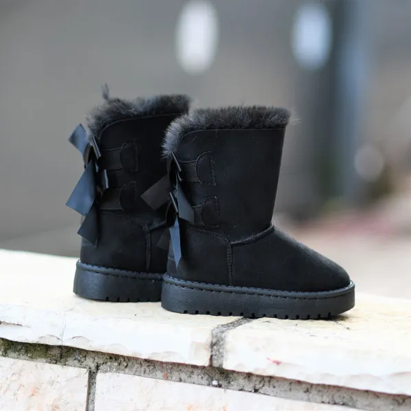 ΠΑΙΔΙΚΟ ΠΑΠΟΥΤΣΙ ΜΠΟΤΑΚΙ  ΓΙΑ  ΚΟΡΙΤΣΙ  MOHICANS C8328 ΜΑΥΡΟ