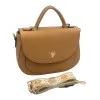 Γυναικείο τσαντάκι χειρός- χιαστί Mohicans CH5578-150-1 Καφέ