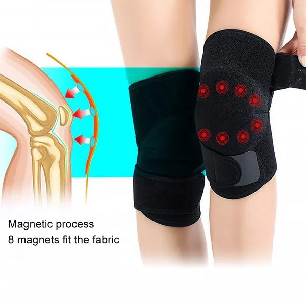 Αυτοθερμαινόμενη μαγνητική επιγονατίδα unisex DM-001 Μαύρη