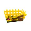 Πασχαλινό Καλάθι Τσόχινο περίφραξη κουνελάκι FHJ-113-040 Κίτρινο