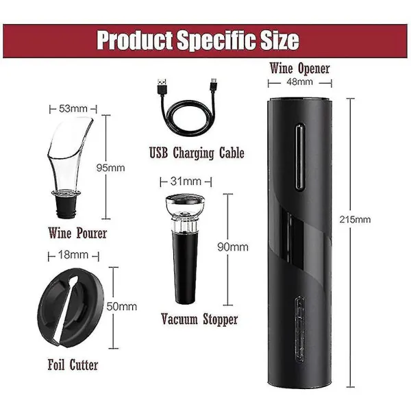 Ηλεκτρικό Τιρμπουσόν GV-864 Μαύρο