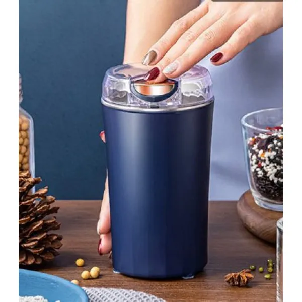 Ηλεκτρικός Μύλος Καφέ 200W με Χωρητικότητα 75gr Καφέ JB-168 Μπλε