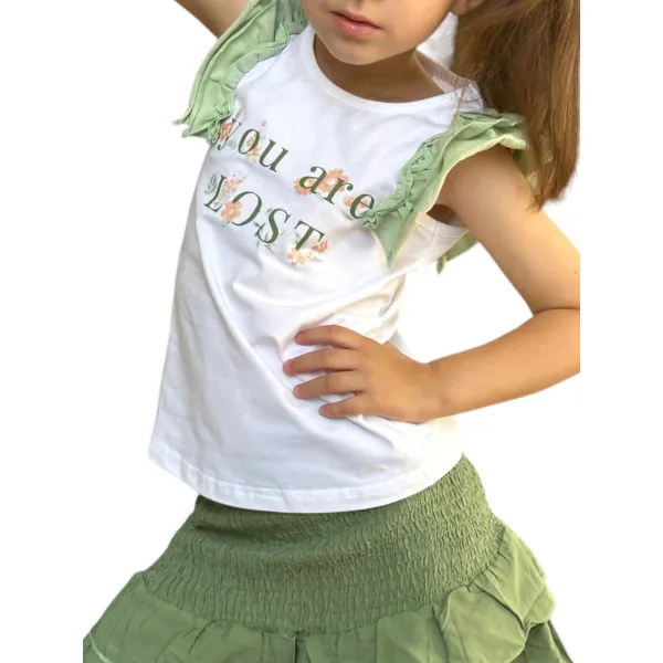 ΠΑΙΔΙΚΟ ΜΠΛΟΥΖΑΚΙ ΓΙΑ ΚΟΡΙΤΣΙ MOHICANS KG-ND1810 ΛΕΥΚΟ