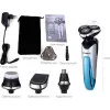 RECHARGEABLE SHAVER 4D 4 IN 1 KEMEI  KM-5390.SILVER