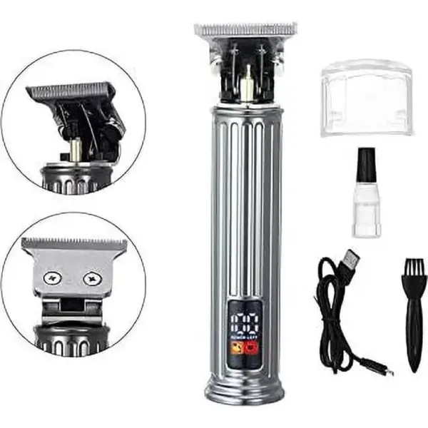 ΚΕΜΕΙ Επαναφορτιζόμενη Κουρευτική Μηχανή KM-862 Ασημί