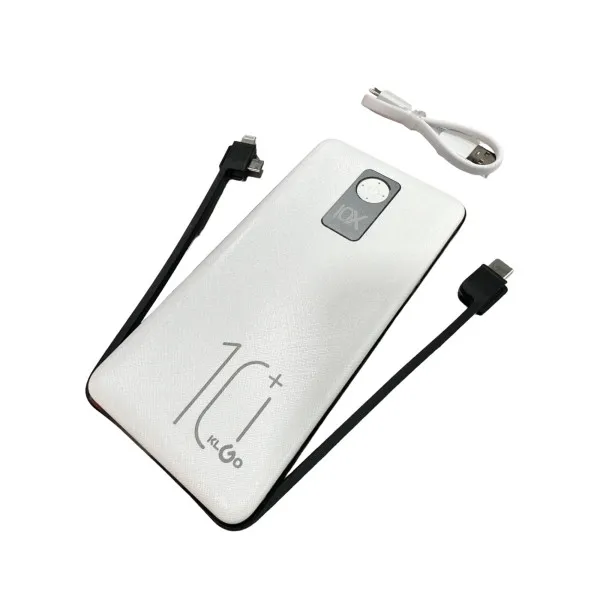 KLGO KP 90 POWER BANK 10000mAh με Θύρα USB-A KP-90 ΛΕΥΚΟ
