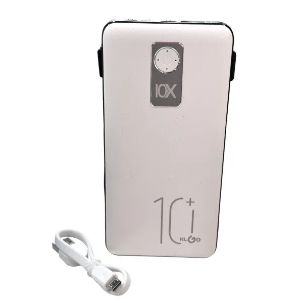 KLGO KP 90 POWER BANK 10000mAh με Θύρα USB-A KP-90 ΛΕΥΚΟ