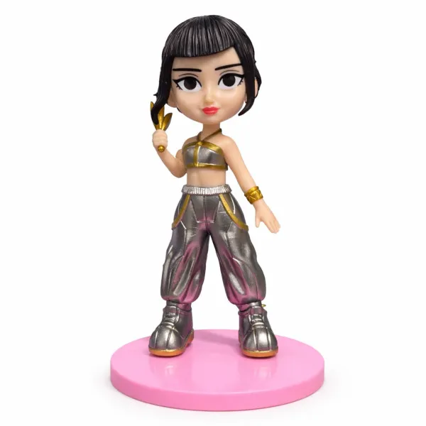 Κούκλα Φιγούρα KPOP Demon Hunters Zoey 18cm Ασημί 5373-4