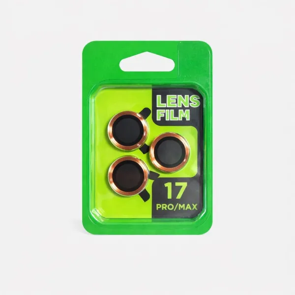 Προστατευτικό Φακού Κάμερας Lens Film Ροζ Χρυσό για iPhone 17 Pro Max LF-58294