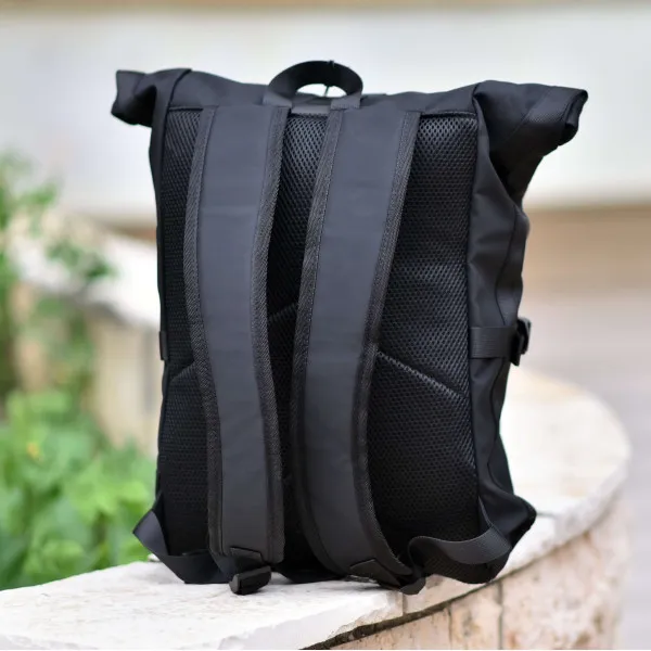 ΤΣΑΝΤΑ ΠΛΑΤΗΣ ΑΔΙΑΒΡΟΧΗ MOHICANS M-93.ΜΑΥΡΟ