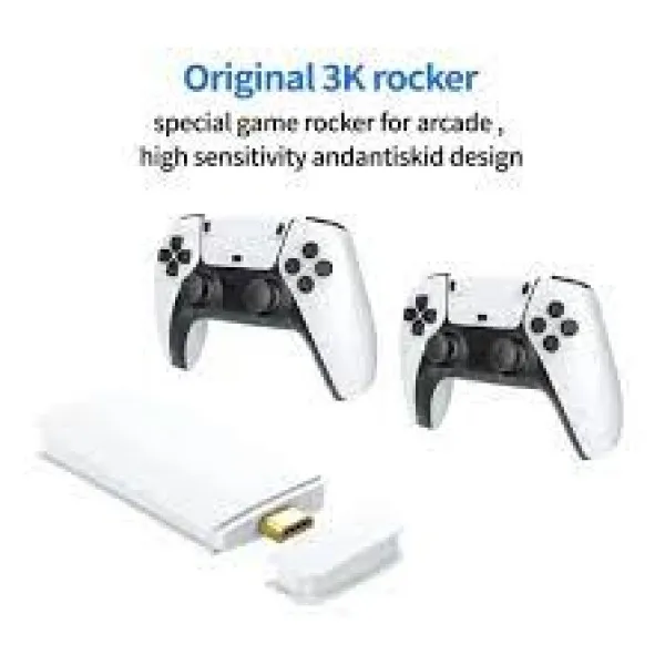Wireless 2.4G HDMI TV Game PS1 4K P5 Handle Home Gamepad Console Λευκό