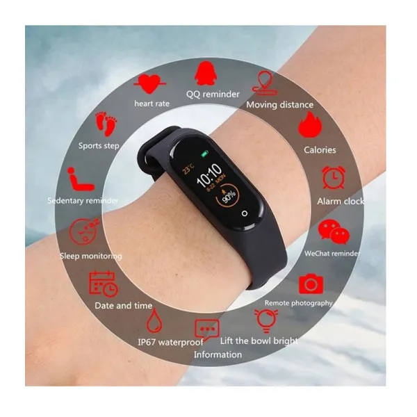 SMART BRACELET M4 BLUETOOTH M4.BLACK