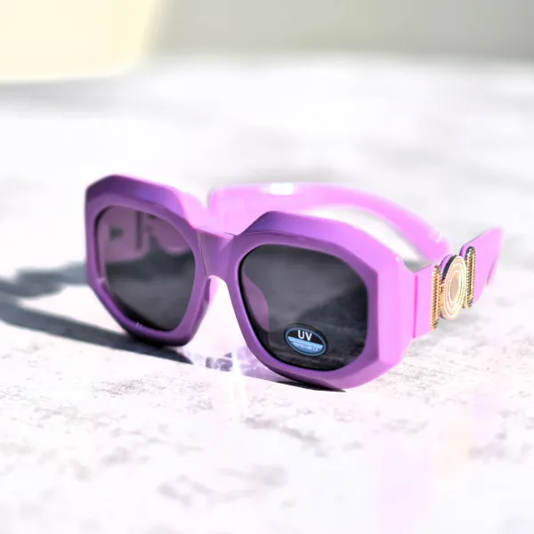 Mohicans Γυαλί Ηλίου με Μωβ Κοκκάλινο Σκελετό και Γκρι Φακό MC2401