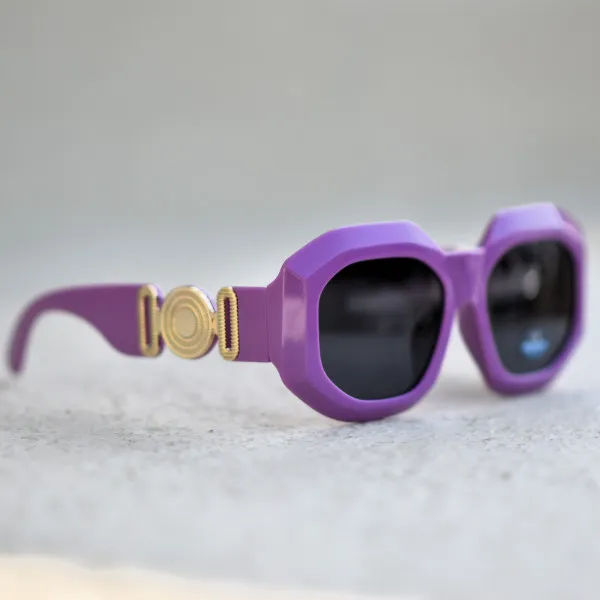 Mohicans Γυαλί Ηλίου με Μωβ Κοκκάλινο Σκελετό και Γκρι Φακό MC2401