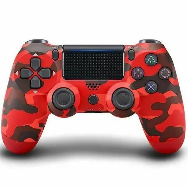 Ασύρματο Doubleshock Gamepad για Android / PC / PS3 / PS4 / iOS Καμουφλάζ Κόκκινο