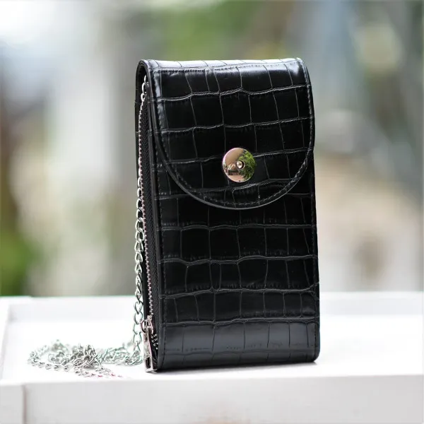 ΓΥΝΑΙΚΕΙΟ ΠΟΡΤΟΦΟΛΙ MOHICANS PHL1737 ΜΑΥΡΟ