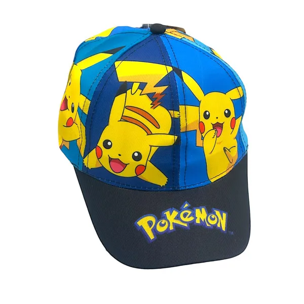 Pokemon Παιδικό Καπέλο Jockey Υφασμάτινο POK23-0350 Μπλε