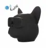 Mini Portable Wireless Bluetooth Speaker 3W in Bulldog Shape with Battery Life up to 4 Hours TF/FM 006 Black