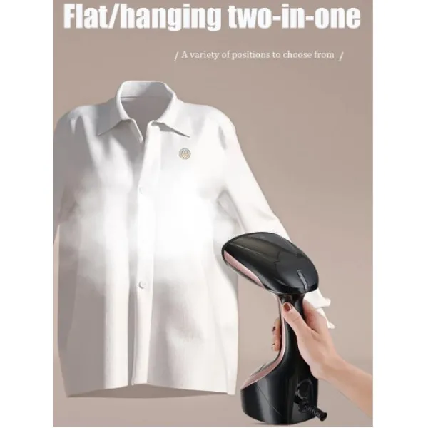 Raf Ατμοκαθαριστής Ρούχων Χειρός 1600W με Δοχείο 300ml R.1158 Μαύρο