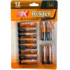 Μπαταρίες AΑ 12 τεμάχια R6P 1.5V Rekter