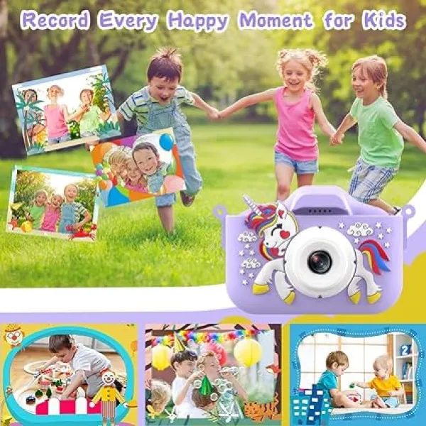 MINI ΨHΦΙΑΚΗ ΠΑΙΔΙΚΗ UNICORN ΦΩΤΟΓΡΑΦΙΚΗ ΜΗΧΑΝΗ ΚΑΜΕΡA RT001 ΜΠΛΕ