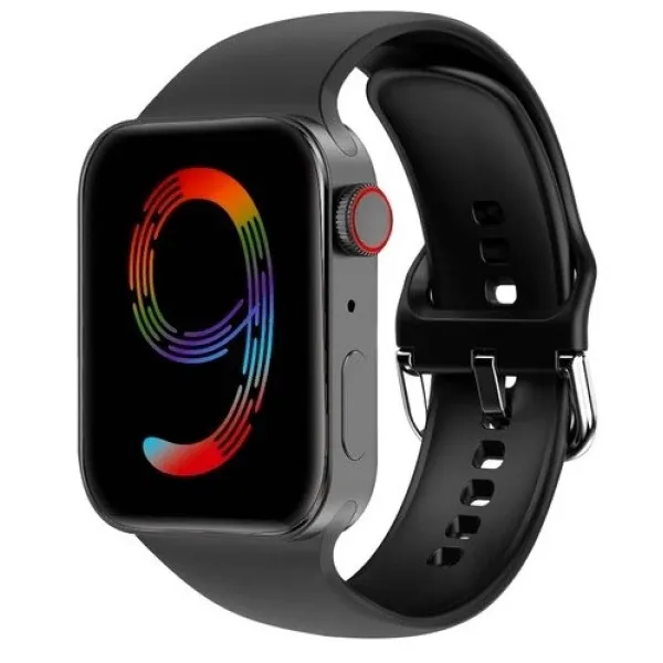 S9 PRO MAX Smartwatch 45mm 2.1 ιντσών Watch 9 Μαύρο