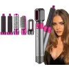 VGR Ηλεκτρική Βούρτσα Hot Air Styler 600W Γκρι/Φούξια
