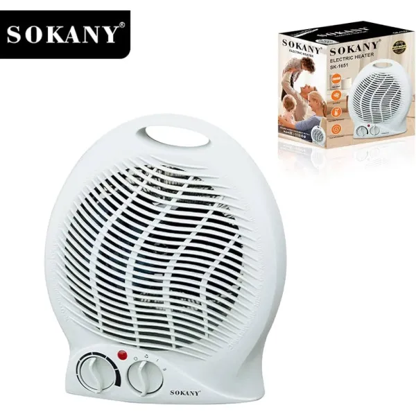 Κεραμικό Αερόθερμο Δαπέδου 2000W Sokany SK-1651 Λευκό