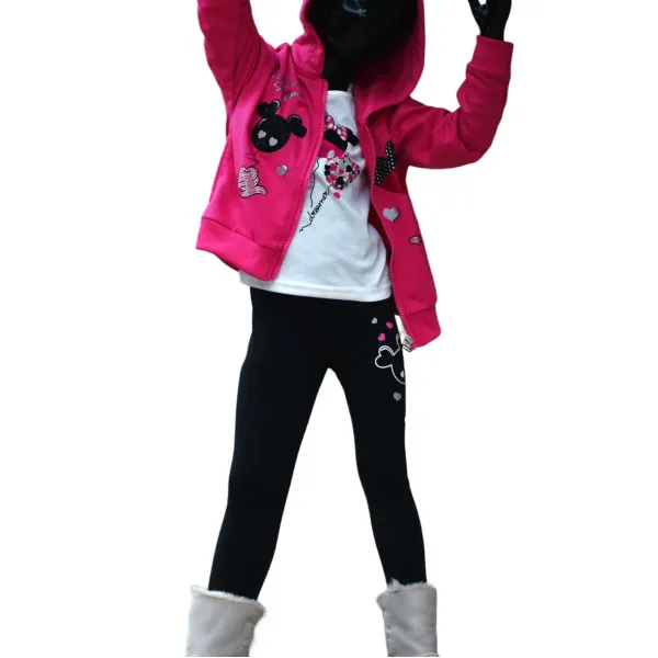 ΠΑΙΔΙΚΟ ΣΕΤ ΓΙΑ ΚΟΡΙΤΣΙ MICKEY MOHICANS SR-519.FUCHSIA