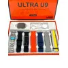 Ultra U9  Smartwatch 7 in 1 Strap Series 9 49mm Screen Μαύρο