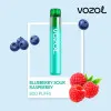 Vozol Neon 800 Blueberry Sour Raspberry Ηλεκτρονικό Τσιγάρο μιας Χρήσης 800 Εισπνοών 2ml 20mg