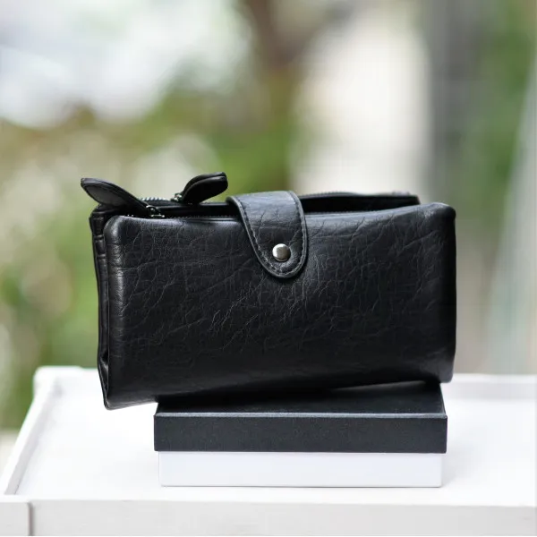 ΓΥΝΑΙΚΕΙΟ ΠΟΡΤΟΦΟΛΙ MOHICANS WA0005 ΜΑΥΡΟ