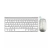 Weibo Ασύρματο Σετ Πληκτρολόγιο & Ποντίκι Αγγλικό US WB-8066 Λευκό