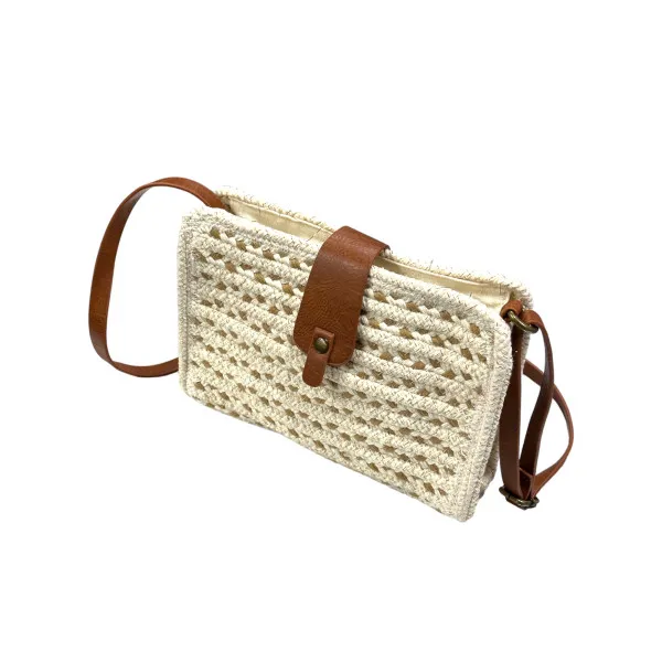 ΤΣΑΝΤΑ ΩΜΟΥ ΨΑΘΙΝΗ MOHICANS WT206 ΜΠΕΖ ΧΡΥΣΟ