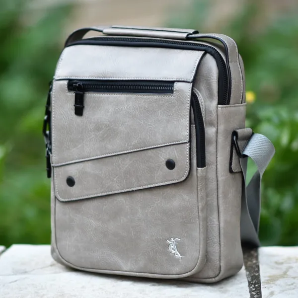 BAG SHOULDER LEATHER MOHICANS Z-706.BEIGE