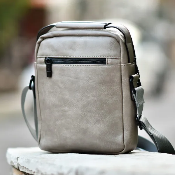 BAG SHOULDER LEATHER MOHICANS Z-706.BEIGE