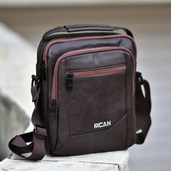 BAG SHOULDER LEATHER MOHICANS Z-711.BROWN