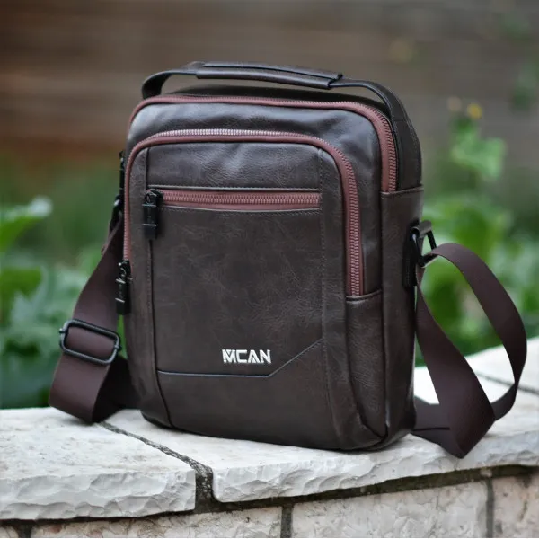 BAG SHOULDER LEATHER MOHICANS Z-711.BROWN