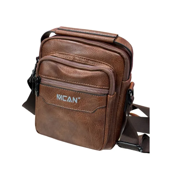 BAG SHOULDER LEATHER MOHICANS Z-722.BROWN
