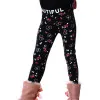 CHILDREN'S LEGGINGS FOR GIRL MOHICANS ZF3557.BLACK