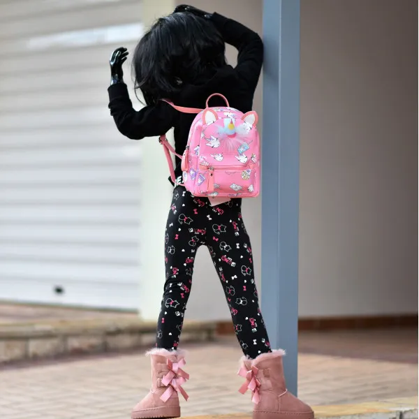 CHILDREN'S LEGGINGS FOR GIRL MOHICANS ZF3557.BLACK