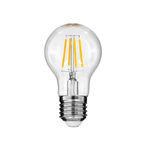 LED Λάμπα E27 4W 220V 800LM Θερμό Λευκό LED Filament σε Σχήμα A60 Dimmable RZ-0060