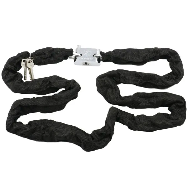 Αντικλεπτική Αλυσίδα Μοτοσυκλέτας με Κλειδαριά 2m W11586-23 Μαύρο